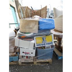 Skid of misc. household goods - used