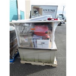 Skid of misc. household items - used