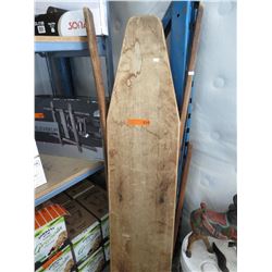 Vintage wood ironing board