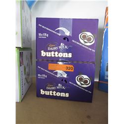 2 Cases of Dairy Milk buttons candy