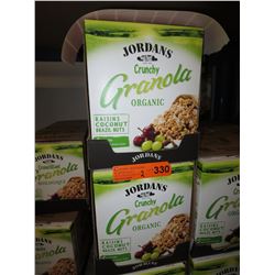 2 Cases Jordan Organic Granola