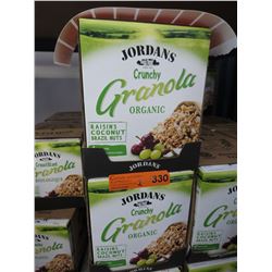 2 Cases Jordan Organic Granola