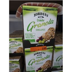 2 Cases Jordan Organic Granola