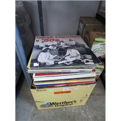 Vintage LP records, approx. 70