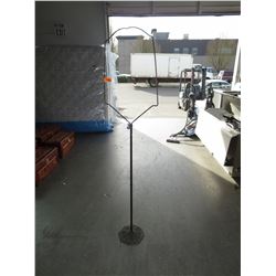 Vintage cast metal bird cage stand