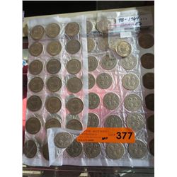100 x 1964 Beatles Commemorative coins