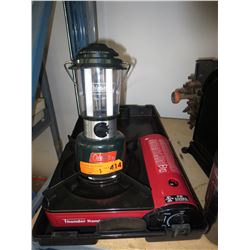 Coleman range & lantern - like new