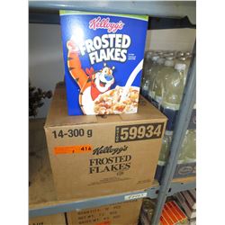 2 Cases of Kellogg's Frosted Flakes cereal