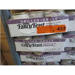 3 Cases of Fancy Feast grilled chicken cat food