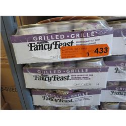 3 Cases of Fancy Feast grilled chicken cat food