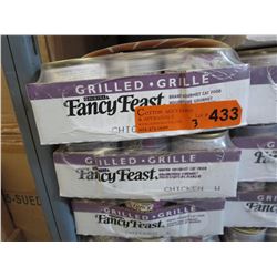 3 Cases of Fancy Feast grilled chicken cat food