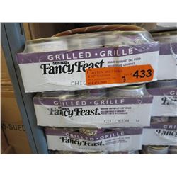 3 Cases of Fancy Feast grilled chicken cat food