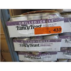 3 Cases of Fancy Feast grilled chicken cat food