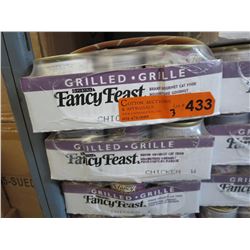 3 Cases of Fancy Feast grilled chicken cat food