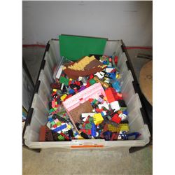 Large tote of Lego