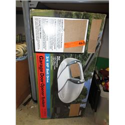 Garage door opener system - store return
