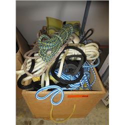Rope, booster cables, etc. - used