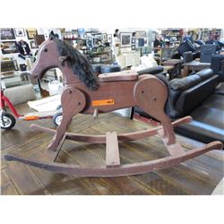 Wooden rocking horse - toddler size
