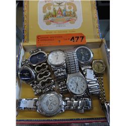 7 Used watches - Gucci, Timex, Molin, etc.