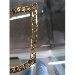 Gold plated Figaro link chain
