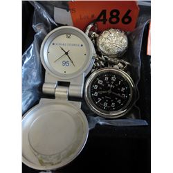 3 Pocket watches - assorted styles