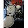 Image 1 : 3 Pocket watches - assorted styles