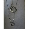 Image 1 : 2 Silver heart necklaces
