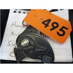 Signed - Haida Argillite pendant