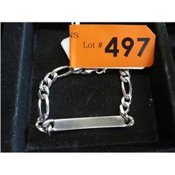 Sterling Silver ID bracelet