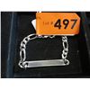 Image 1 : Sterling Silver ID bracelet