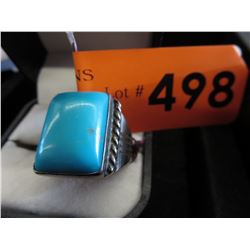 Sterling Silver & Turquoise ring.