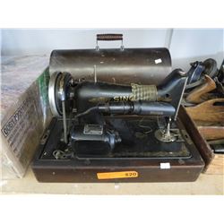 Vintage Singer portable sewing machine