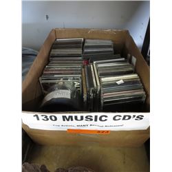 130 CDs, approx. count