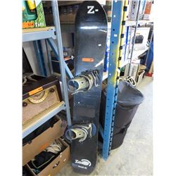 Snowboard & bindings - used