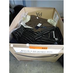 Box of men's XL & XXL shirts