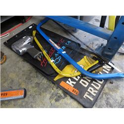 Mud flap, saws & drill