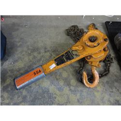 Come Along winch - 3/4 ton, used