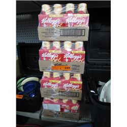 4 Cases of Kellogg's breakfast shake