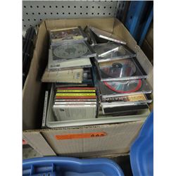 Box of CDs, approx. 150