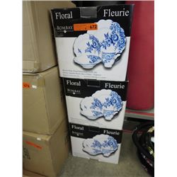 3 Boxes of new dinnerware - Bombay