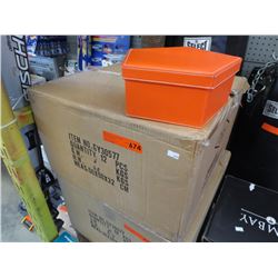 Case of new lidded keepsake boxes