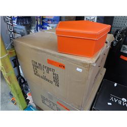 Case of new lidded keepsake boxes