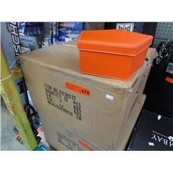 Case of new lidded keepsake boxes