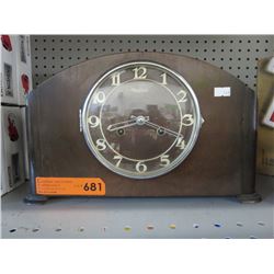 Vintage wood mantle clock by Black Forest