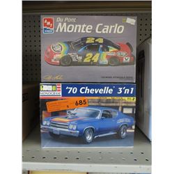 6 Car model kits