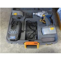 Cordless drill with case