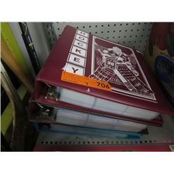 3 Binders of hockey cards