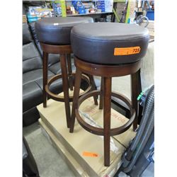 2 x NEW Swivel bar stools