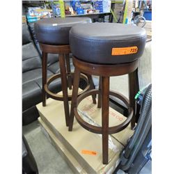 2 x NEW Swivel bar stools