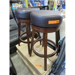 2 x NEW Swivel bar stools